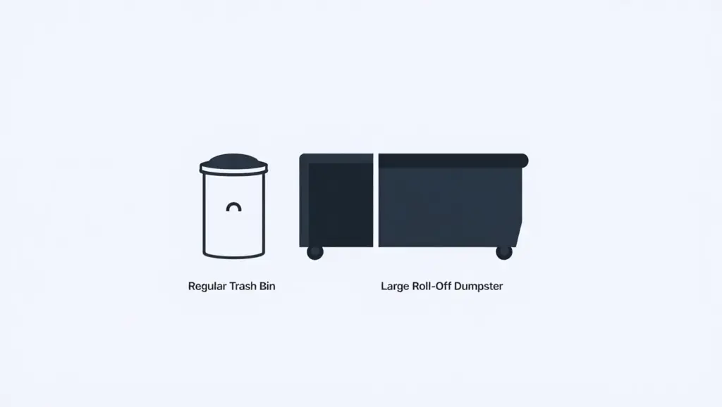 Roll Off Dumpster Size Comparison