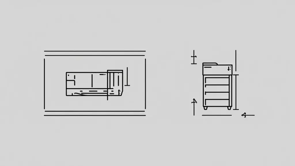 Dumpster Service Container Dimensions Diagram