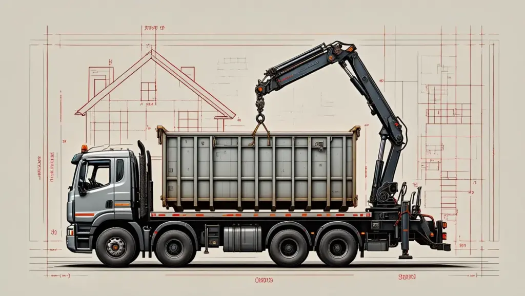 Roll Off Dumpster Truck Mechanism